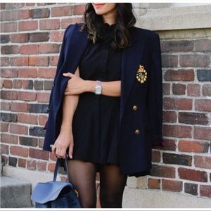 Vintage Ralph Lauren Navy Wool Blazer